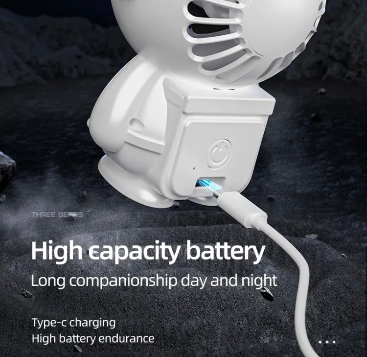Astronaut Mini USB Fan, Spaceman Small Desktop Fan, Light Portable Handheld Fan Astronaut Mini USB Fan, Spaceman Small Desktop Fan, Light Portable Handheld Fan